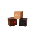 Cube Wood Clock